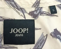 Joop! Herrenhemd gemustert blau/weiß Gr. S – Vorschau 3