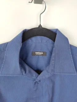 Herrenhemd Walbusch Gestreift Baumwolle Gr. 40 | Zeitloser Klassiker - Bild 3