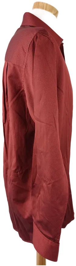 Charles Vögele Herrenhemd kariert rotbraun - M - Bild 2