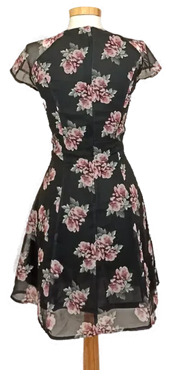 H&M Divided Minikleid geblümt Gr. 38 - Bild 2