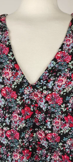 Maje Minikleid Geblümt V-Ausschnitt | Sommerlicher Charme - Bild 5