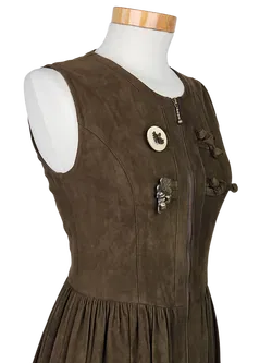 SPORTALM Damen Trachtenkleid (Dirndl), braun - Gr. 152/ S  - Bild 4