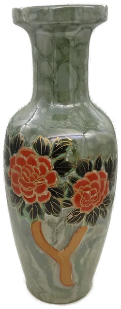 Vase mit Blumenmotiv - Bild 3