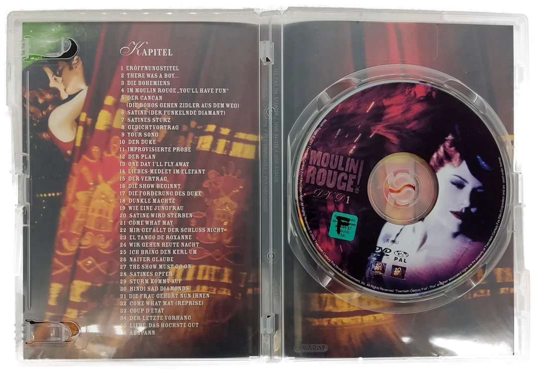 DVD "Moulin Rouge" mit Nicole Kidman und Ewan McGregor – Bild 2