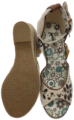 Graceland Damen Sandale beige gemustert - 38 - Bild 3