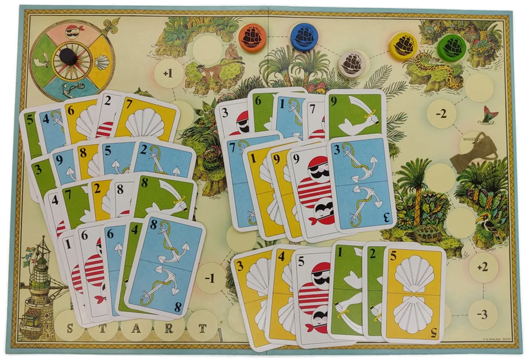 Vintage Unser Lieblingsspiel: Piratenschatz "Ein Verfolgungsspiel mit Kartenglück" – Bild 4