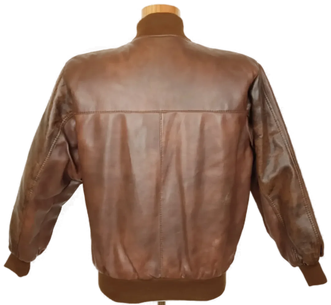 Pervin Herren Lederjacke braun Gr. S – Bild 3