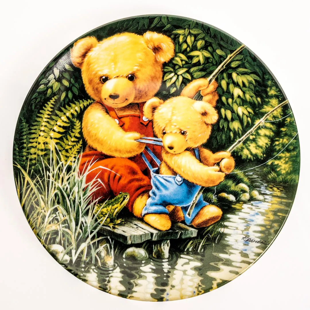 5 Stück Wand/Sammelteller „Teddy und seine Freunde“  – Bild 5