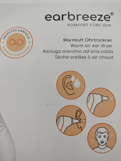 Elektrischer Warmluft-Ohrtrockner earbreeze Pflegehelfer | Neu mit Etikett – Vorschau 3
