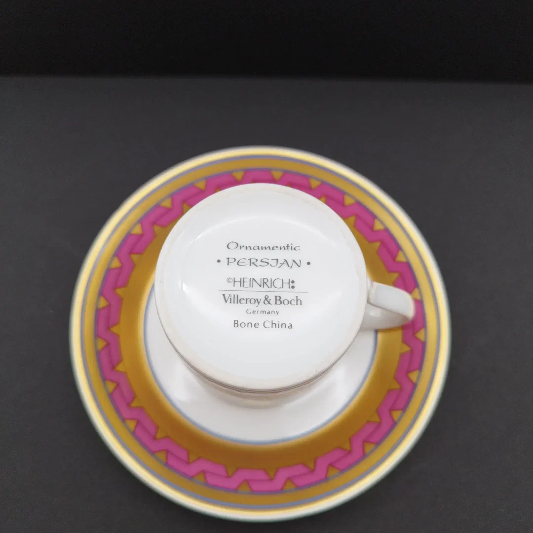 Mokkaset Villeroy & Boch Heinrich-Ornamentic Persjan | Einmaliges Unikat – Bild 4