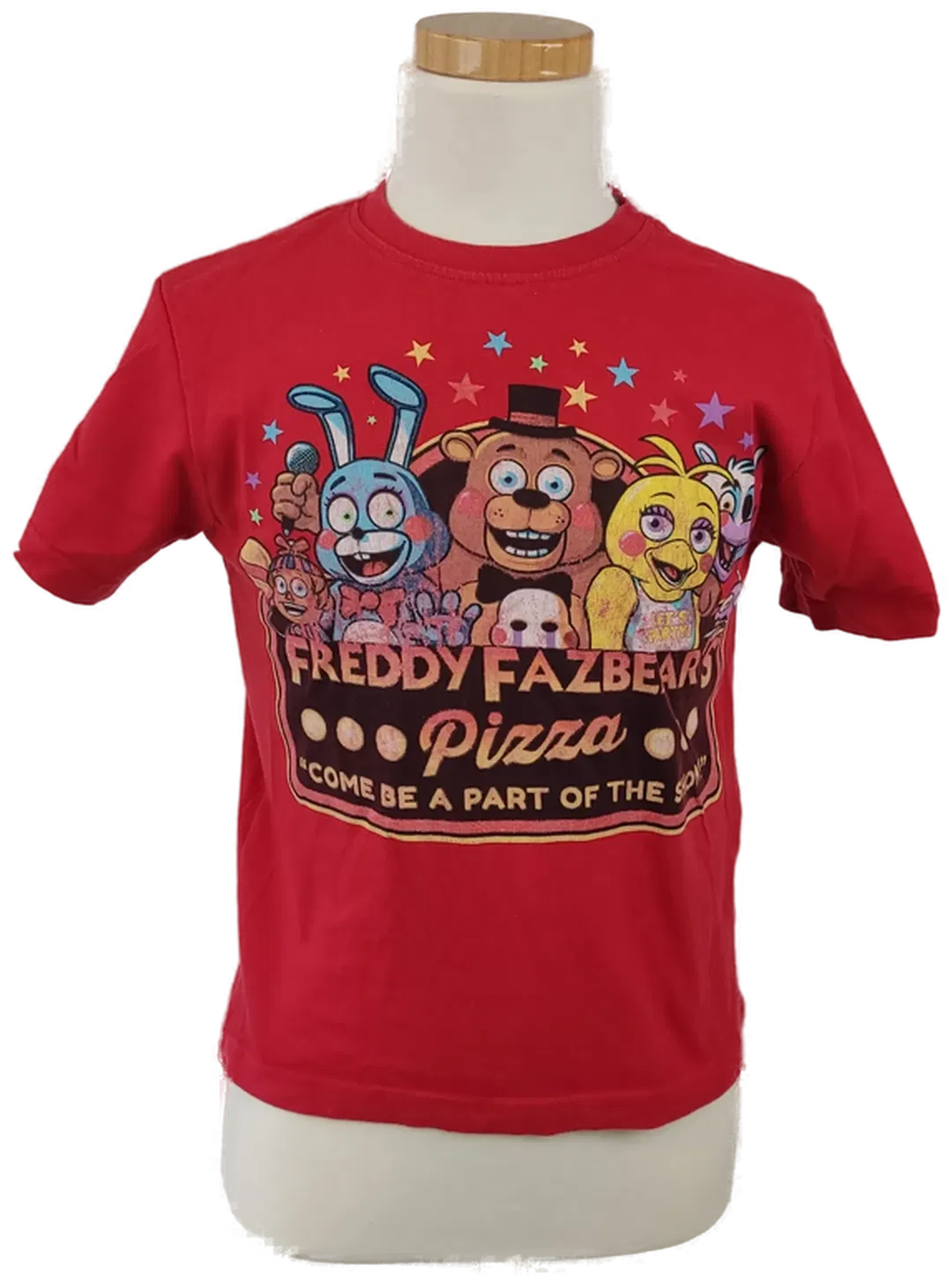 Fashion UK Kinderkurzarm T-Shirt rot - 7-8 Jahre - Bild 1