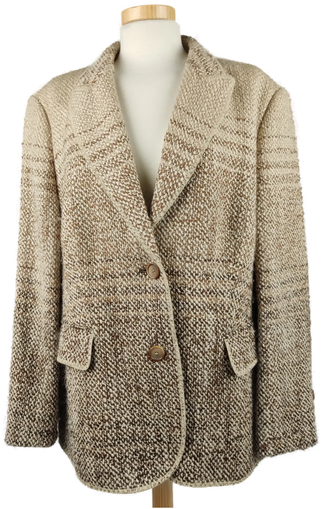 Basler Damenblazer gefüttert / Beige-Braun - XXL/44 - Bild 1