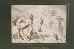 Prof. W. v. Kaulbach – Klassiker-Galerie – Shakespeare-Illustrationen – Kunstmappe (antik/vintage) - Bild 3