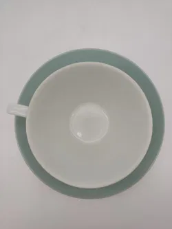 Lilien Porzellan Kaffeetasse DAISY 18 - graublau - Bild 3