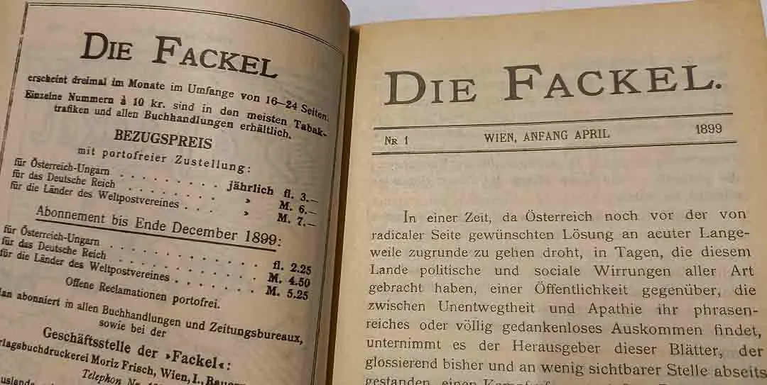 Buch Gesamtwerk Zeitgeschichte, Karl Kraus: die komplette Sammlung der legendären Zeitschrift "Die Fackel" – Bild 8