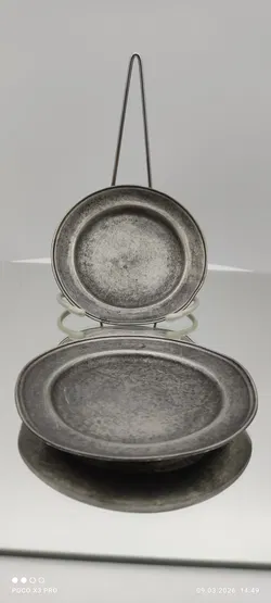 Zinn-Untersatzteller Sonstige 2er, Mit Schönheitsfehler | Vintage-Schatz - Bild 3