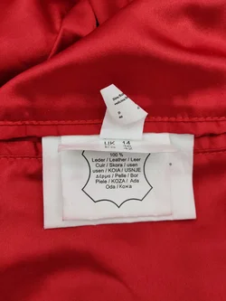 Damen-Lederjacke Cabrini Rot | Vintage-Charme - Bild 8