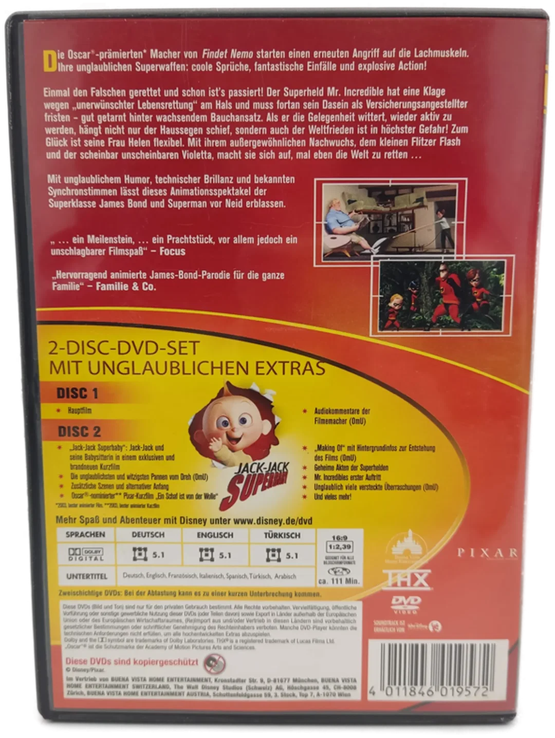 DVD "Disney DVD ‒ Die Unglaublichen 2" – Bild 2