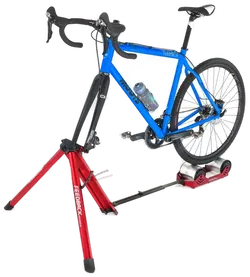 Feedback Sports Omnium Over-Drive Portable Trainer – Freie Rolle – Rot – Faltbar / Reise-Rollentrainer - Bild 1