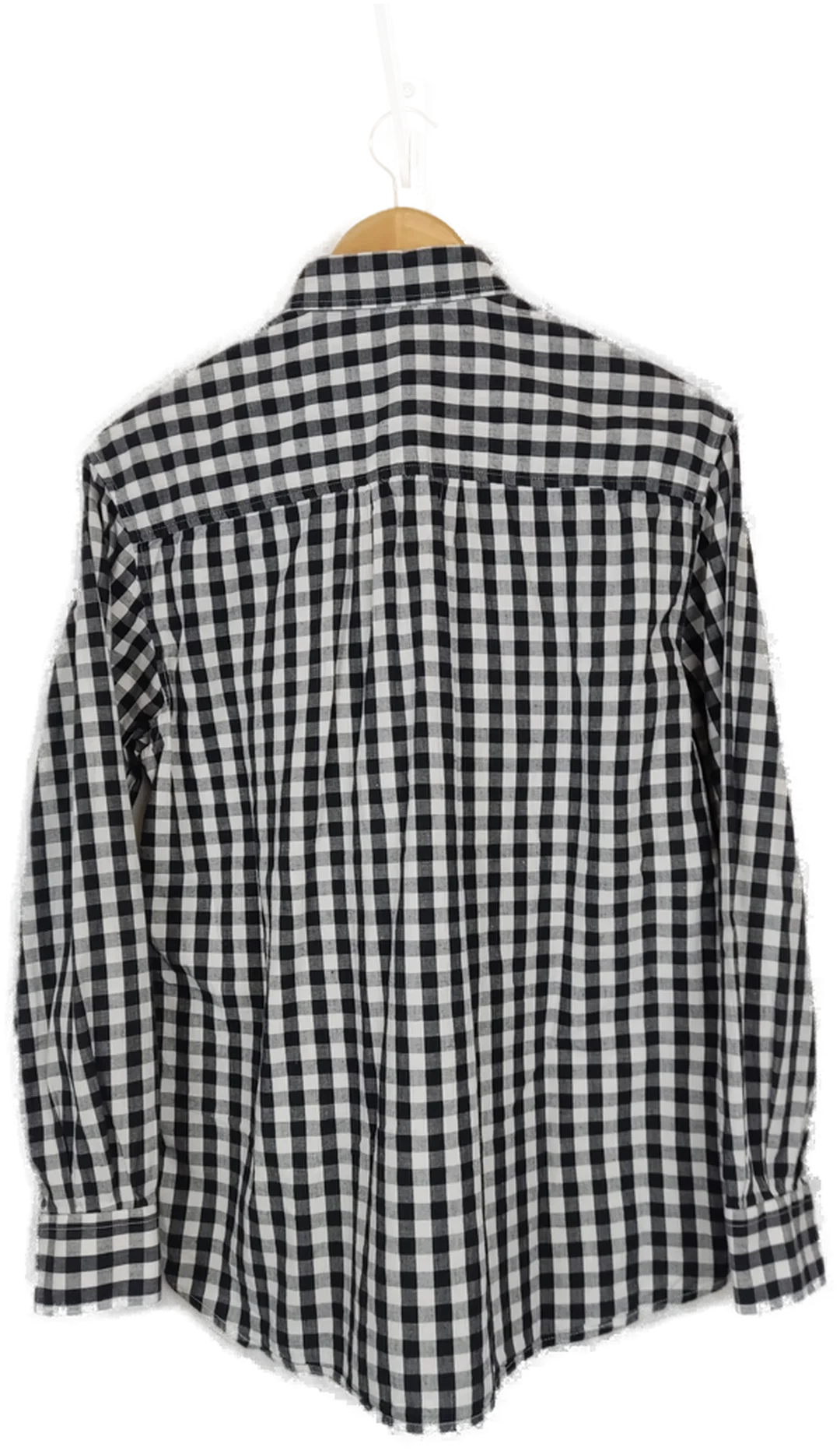 Emanuel Schvili  Damen Bluse schwarz/weiß kariert Gr. 44  – Bild 4