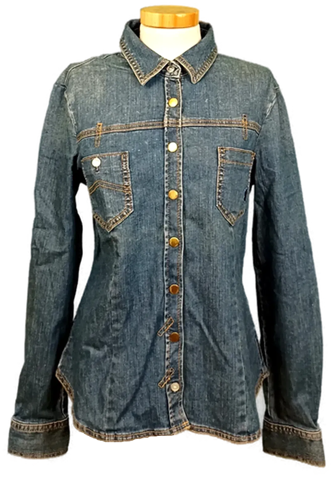 Armani Jeans Damen Jeans-Jacke blau Gr. 46 - Bild 1