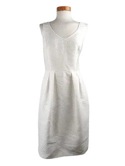 Armani Damen Midikleid, weiß - Gr. 42/XL - Bild 1