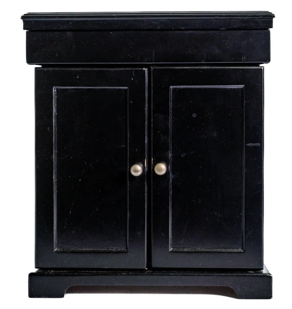 Eleganter Schmuckschrank in Schwarz – Stilvolle Ordnung für Ihre Schätze – Bild 6