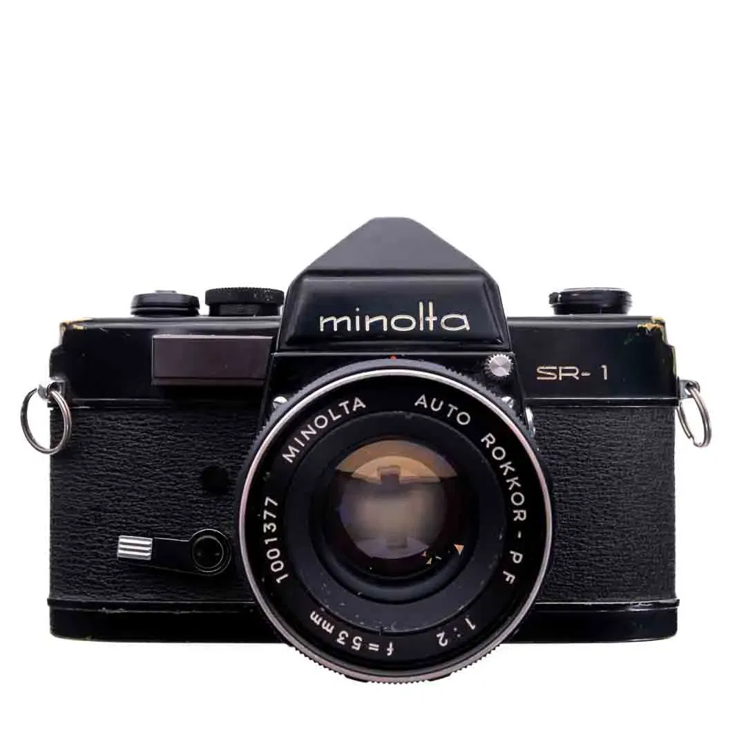 Vintage MINOLTA SR-1 Analoge Spiegelreflexkamera mit Rokkor 35mm 1:2 - Bild 3