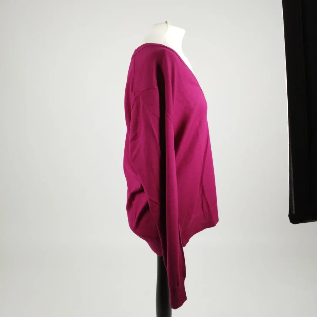 Dünner Windsor Cardigan - Gr. 52 / 70% Merino Wolle, 20% Seide, 10% Kaschmir – Bild 2