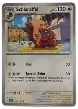  Pokémon Sammelkarte Phase1 Schlaraffel - Bild 1