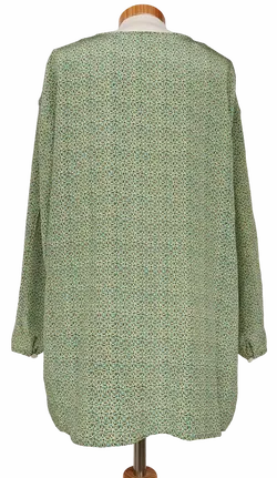 Coordinates Damen Seiden Bluse, grün - Gr. D 46 - Bild 2