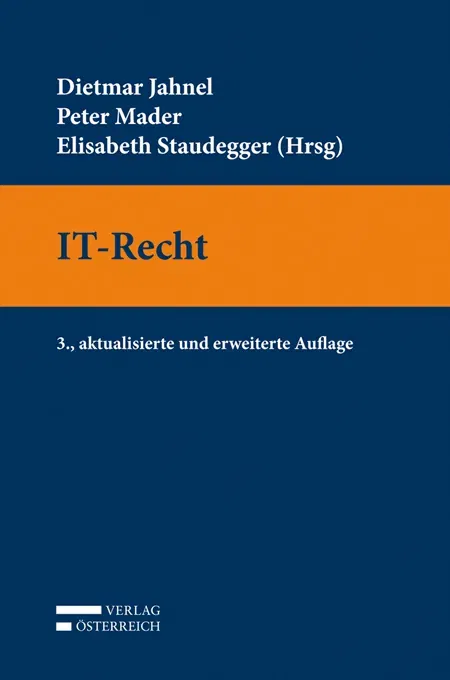 IT-Recht von Dietmar Jahnel & Peter Mader - Bild 1