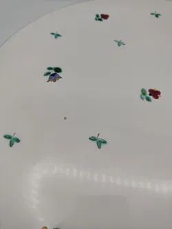 Gmundner Keramik - Große Tortenplatte 'Streublumen' Ø31cm - Bild 6