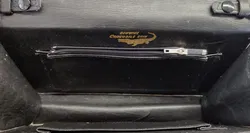 Krokodilleder Damen Vintagetasche und Brieftasche schwarz - Bild 11