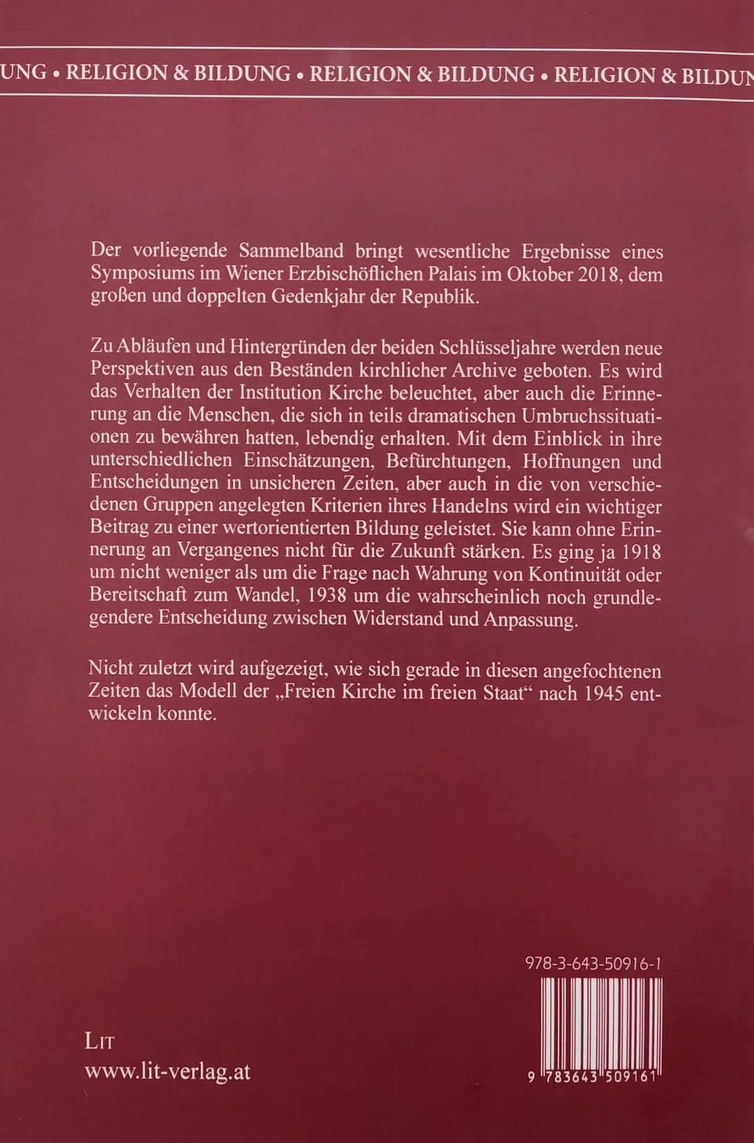 Katholische Kirche zwischen 1918 und 1938 - LIT – Bild 2