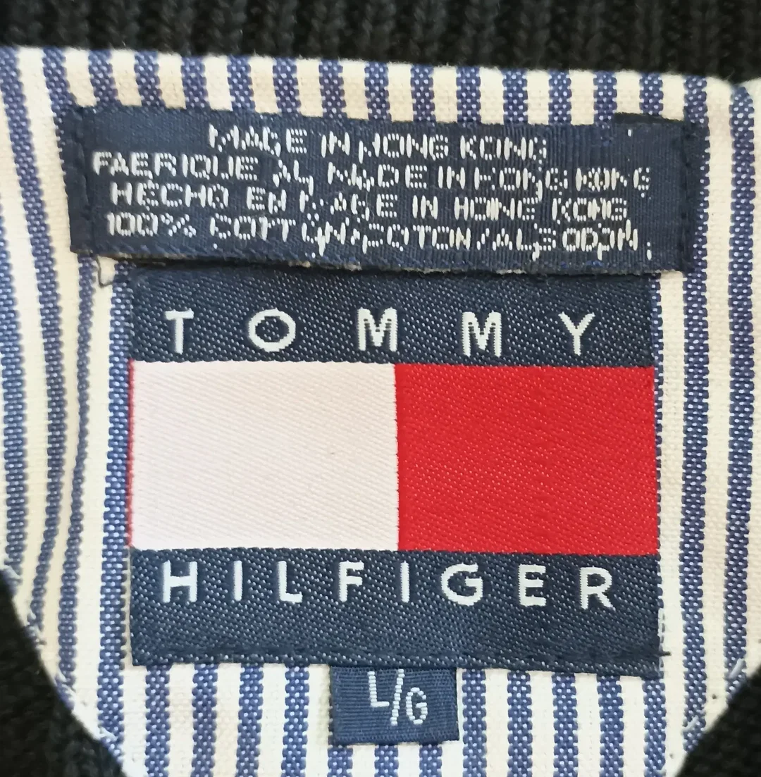 Tommy Hilfiger Herrenpullover schwarz Gr. L – Bild 3