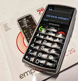 emporia Classic 2G Seniorenhandy mit Ladestation OVP - Bild 3