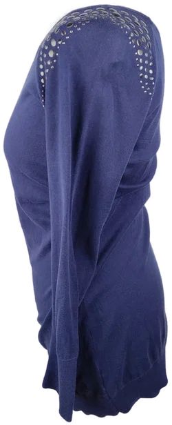 Esprit Damen-Pullover in Blau mit Schulterdetails | Casual-Chic – Vorschau 2