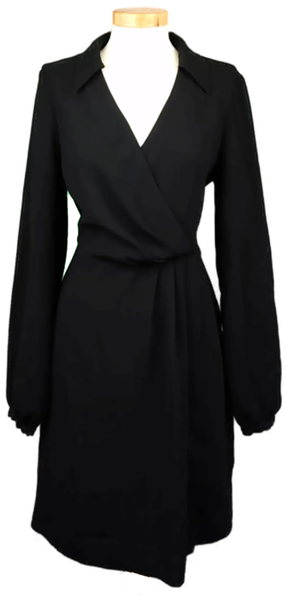 Hallhuber Damenkleid mit Raffung schwarz Gr. M – Bild 1