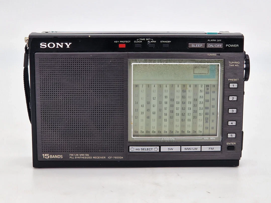Sony ICF-7600DA Digitaler Weltempfänger / Radio - Schwarz (Ungeprüft / Bastlerware) – Bild 5