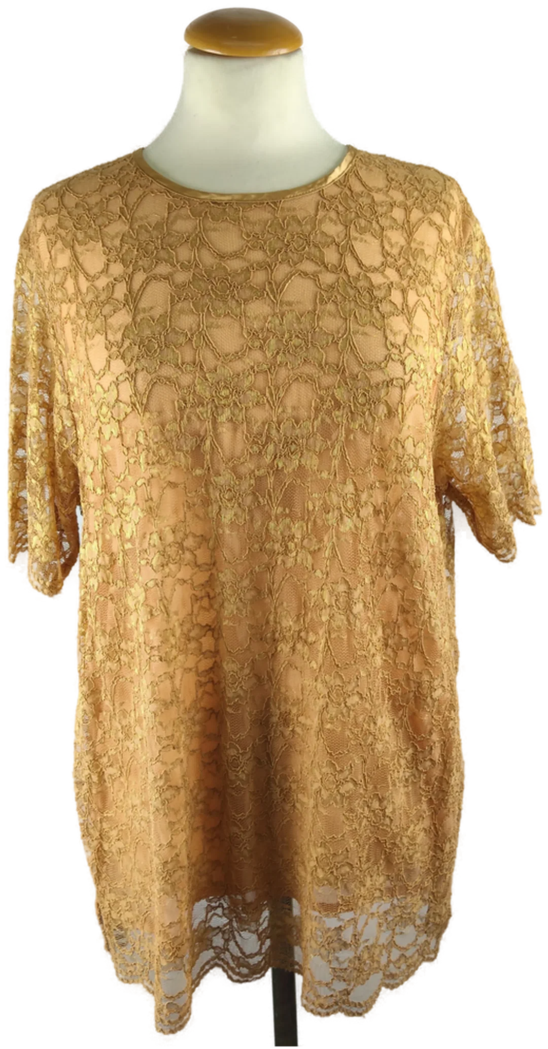 Damen T-Shirt Sonstige Gold Gr. 44 | Sommer-Charme - Bild 1