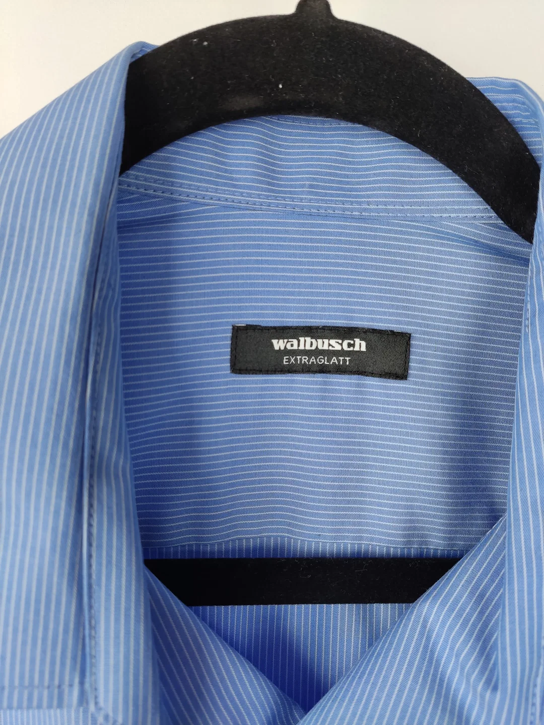 Hemd Walbusch Gestreift Baumwolle | Zeitloser Casual-Charme – Bild 3