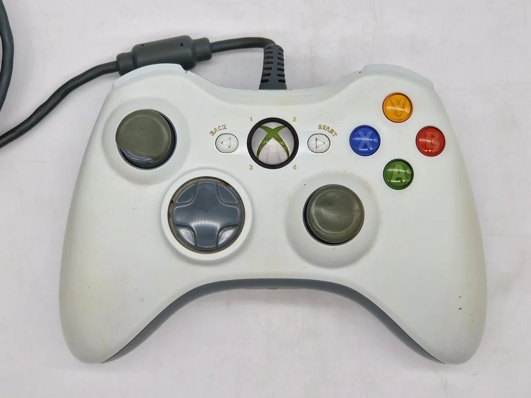 Original Microsoft Xbox 360 Controller - Kabelgebunden - weiß – Bild 2