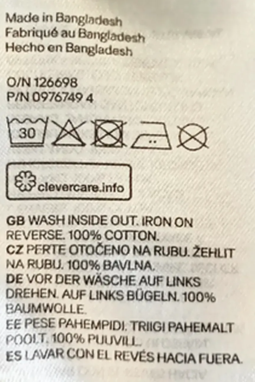 H&M Kinder Weihnachtspullover dunkelblau gemustert Gr. EUR 110/116 – Bild 3