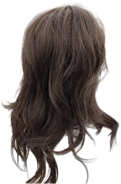 Echthaar Perücke Braun - Bild 2