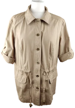 Damenjacke Beige XXL | Safari-Charme