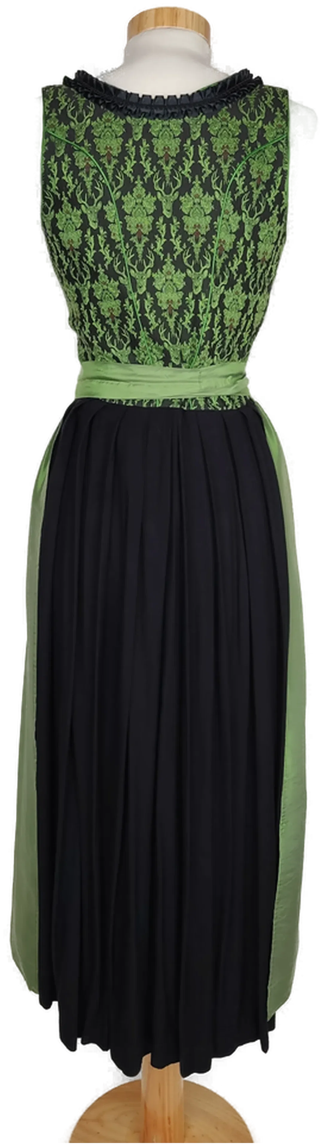 Salzburger Dirndl Damendirndl schwarz/grün - 34 – Bild 2