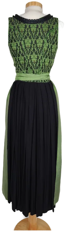 Salzburger Dirndl Damendirndl schwarz/grün - 34 - Bild 2