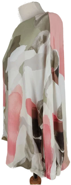 Damenbluse s.Oliver Black Label Viskose Aquarell-Print | Leicht & Elegant – Vorschau 4