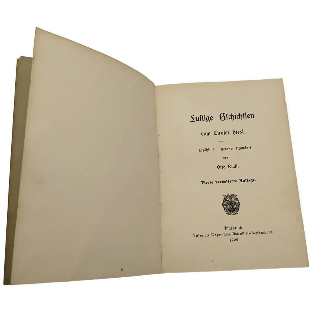 Rudl Otto, Lustige Gschichtlen vom Tiroler Hiesl - 1905 / Antiquarisch – Bild 2